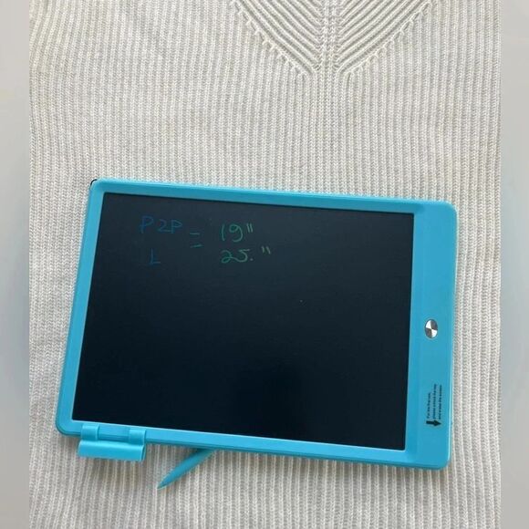 Haven Well Within Ribbed Long Sleeve Sweater S cashmere blend coastal preppy - Picture 4 of 4